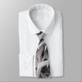 Cravate Motif d'andouillers d'élans (Attaché)