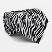 Cravate Motif d'animal sauvage zèbre classique (Roulé)