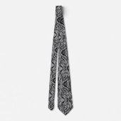 Cravate Motif d'animal sauvage zèbre classique (Dos)