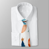 Cravate Motif d'arbre de Noël (Attaché)