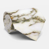 Cravate Motif d'art abstrait d'agate d'arbre - élégant (Roulé)