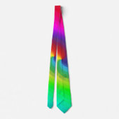 Cravate Motif d'art de Tie Tee Colorée Rainbow Swirl (Dos)