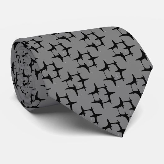 Cravate Motif d'art déco (Roulé)