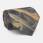 Cravate motif d'art moderne Abstrait (Roulé)