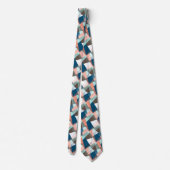 Cravate Motif d'art moderne Abstrait Hip géométrique mosaï (Dos)