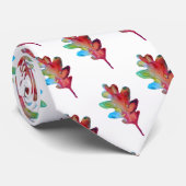 Cravate Motif d'automne (Roulé)