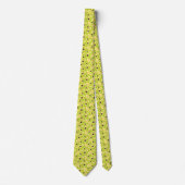 Cravate motif d'avocat vert (Devant)