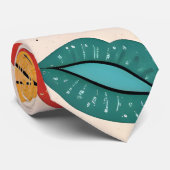 Cravate Motif de baiser (Roulé)