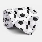 Cravate motif de balle de football graphique (Roulé)