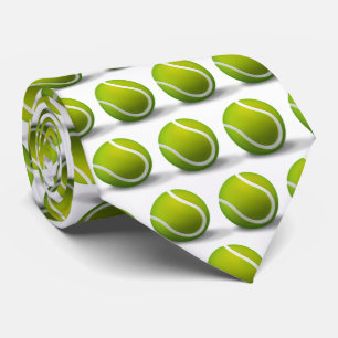 Cravate Motif de balles de tennis   Cadeau sportif