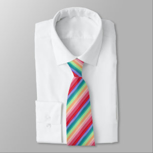 Cravate Motif de bande coloré