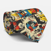 Cravate Motif de bande dessinée Vintage rétro (Roulé)