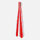 Cravate Motif de bande rouge funky (Dos)