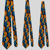 Cravate Motif de bandes violettes colorées