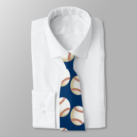 Cravate motif de base-ball (Attaché)