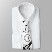 Cravate Motif de base-ball.w (Attaché)