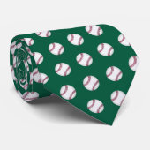 Cravate Motif de baseball (Roulé)