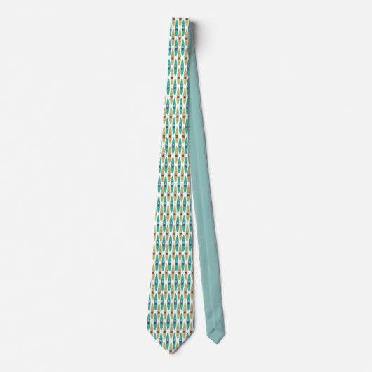 Cravate Motif de bateau Kayak (Devant)