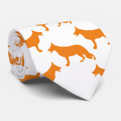 Cravate Motif de Berger Allemand (Roulé)