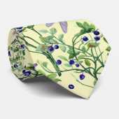 Cravate Motif de bleuets avec libellules (Roulé)