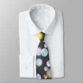 Cravate motif de boules flottantes 3D. DG BG (Attaché)