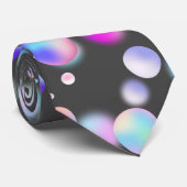 Cravate motif de boules flottantes 3D. DG BG (Roulé)