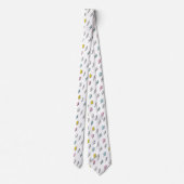 Cravate Motif de boulon de foudre à doodle mignon (Dos)