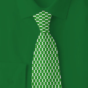 Cravate Motif de brique du drapeau du Pakistan
