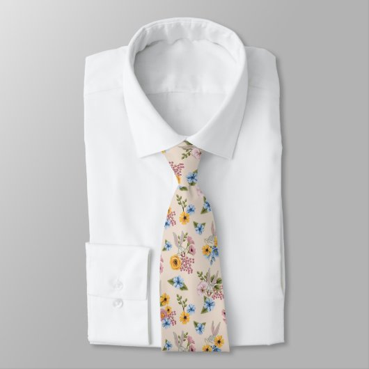 Cravate Motif de broderie florale BUGS BUNNY™ (Attaché)