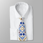 Cravate Motif de broderie palestinienne impression (Attaché)