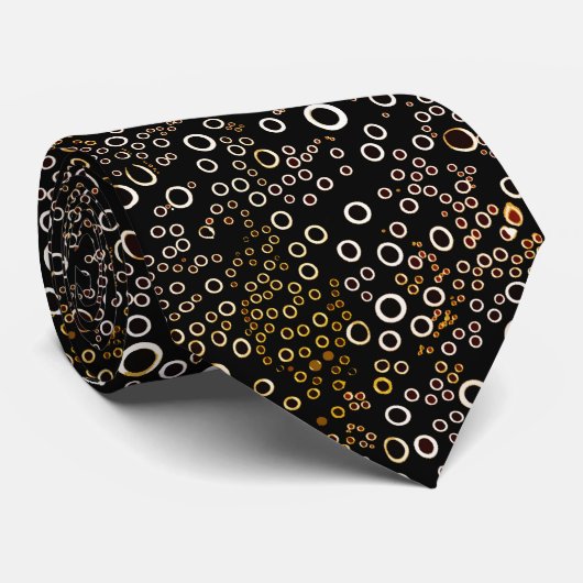 Cravate Motif de bulle (Roulé)