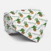 Cravate Motif de cactus sauvage (Roulé)