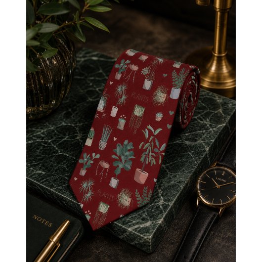 Cravate Motif de cactus sauvage