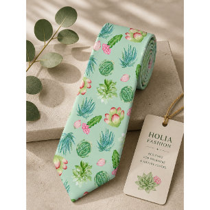 Cravate Motif de cactus sauvage