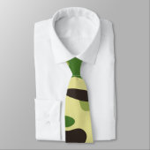 Cravate Motif de camouflage kaki (Attaché)