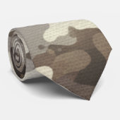 Cravate Motif de camouflage militaire d'hiver (Roulé)