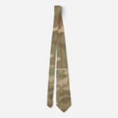 Cravate Motif de camouflage militaire du désert (Dos)