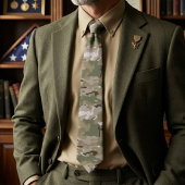 Cravate Motif de camouflage tactique
