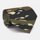 Cravate Motif de camouflage Tiger Stripe (Roulé)