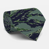 Cravate Motif de camouflage vert Tigerstripe (Roulé)