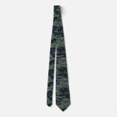 Cravate Motif de camouflage vert Tigerstripe (Dos)