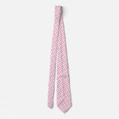 Cravate Motif de Carlin gris PINK (Dos)