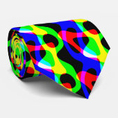 Cravate motif de carrelage clair et coloré (Roulé)