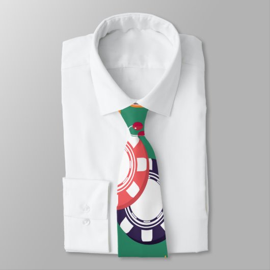 Cravate Motif de casino (Attaché)