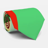 Cravate Motif de cercles abstraits (Roulé)