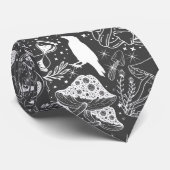 Cravate Motif de champignons psychédéliques 2DB.BW.b D Gre (Roulé)