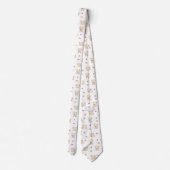 Cravate Motif de chat beige mignon (2) (Dos)