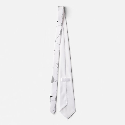 Cravate Motif de chat de Kitty (Dos)