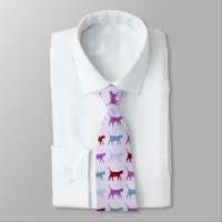 Motif de chat de marche violet
