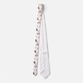 Cravate Motif de chat de vacances mignon (Dos)